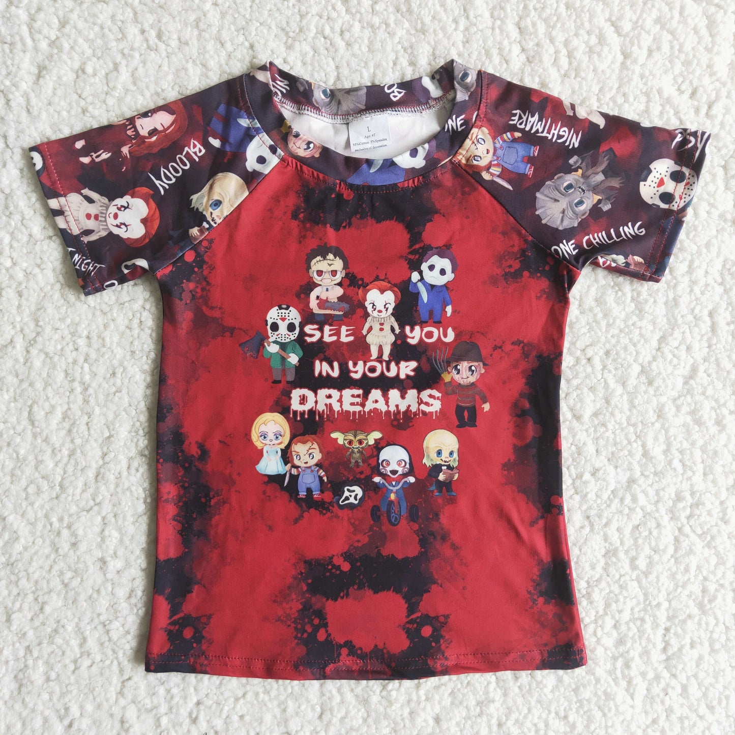 Short sleeve Tee Halloween shirts C9-17