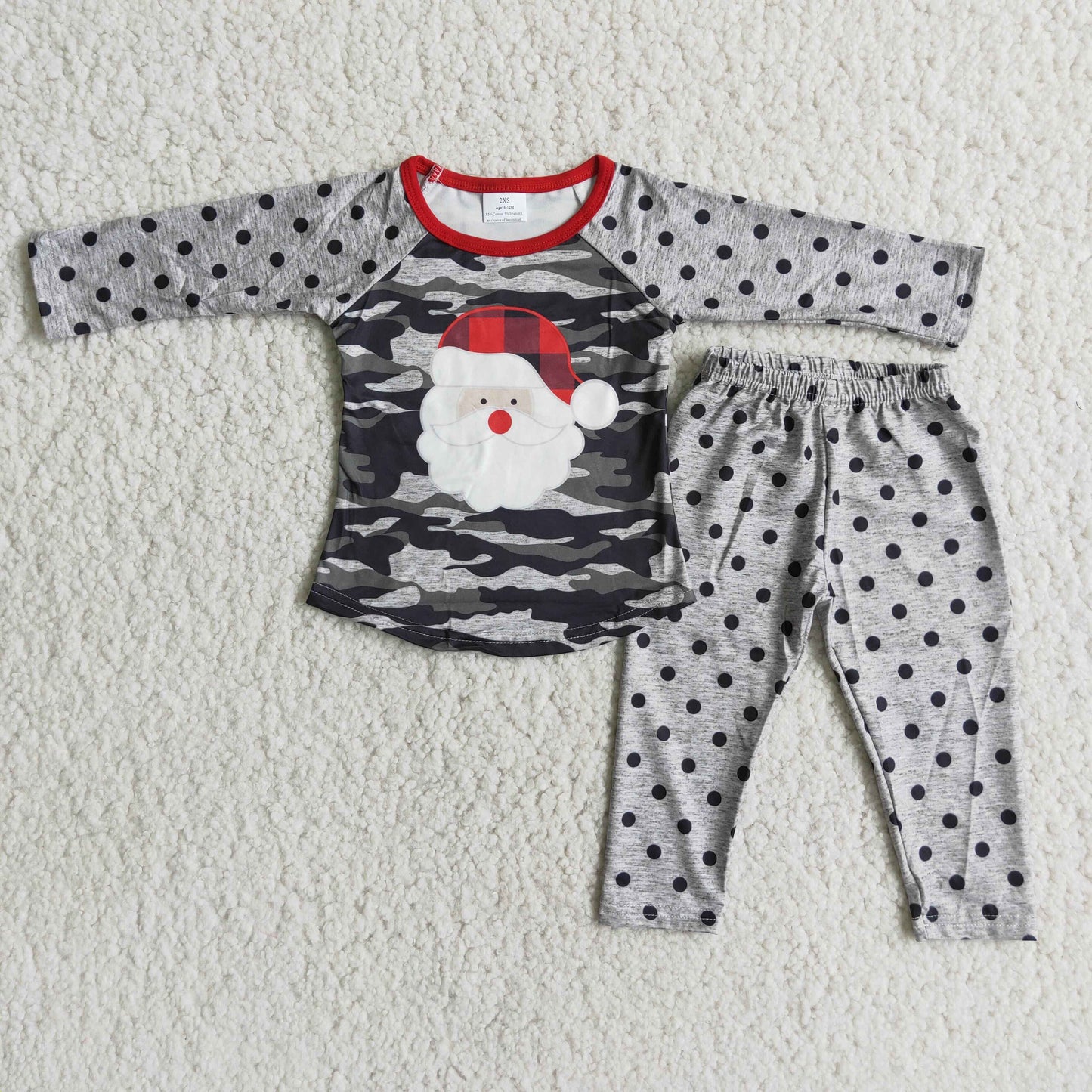 (Promotion)6 A23-13 Camo Christmas Santa Outfits