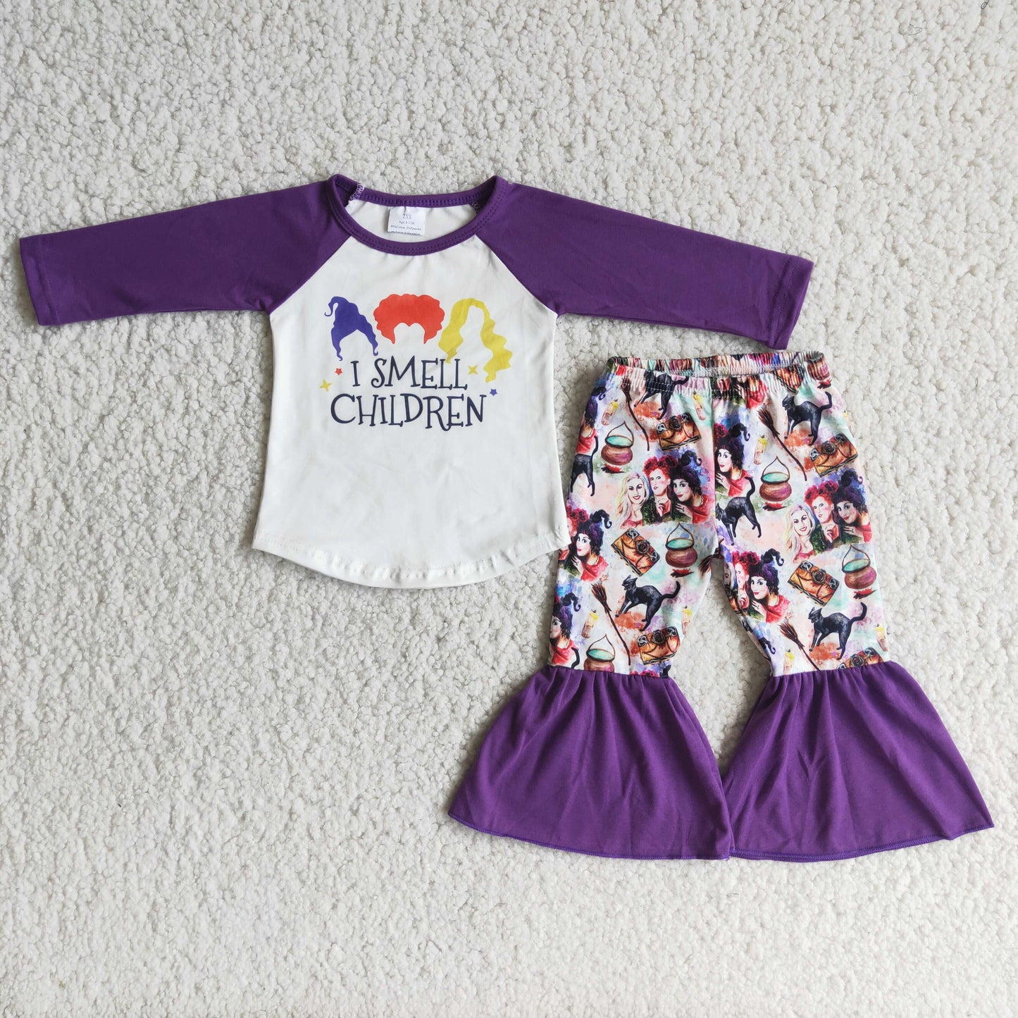 Long sleeve bell bottom pants Halloween outfits
