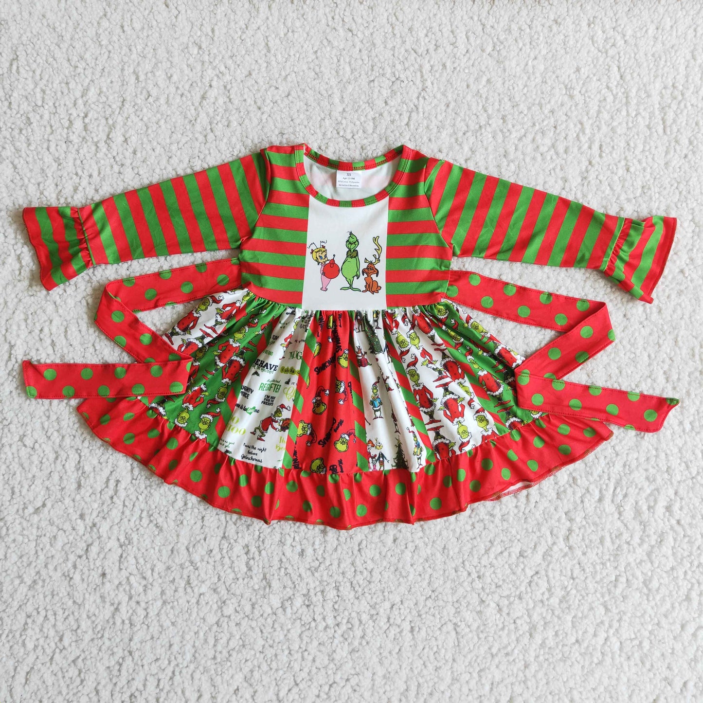 Long sleeve tunic Christmas dress