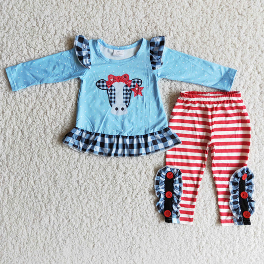 (Promotion)6 B7-22 Long sleeve legging pants Christmas outfits