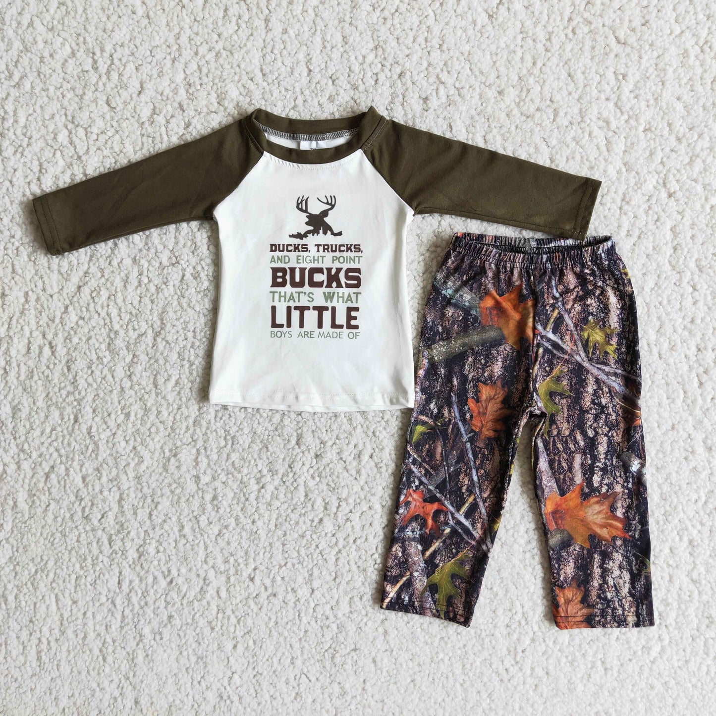 (Promotion)6 A15-15 Branch Go Hunting Boys Camo outfits
