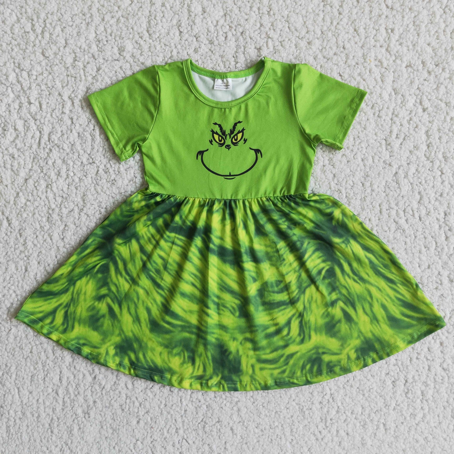 (Promotion)E3-3 Short sleeve knee length Christmas dress