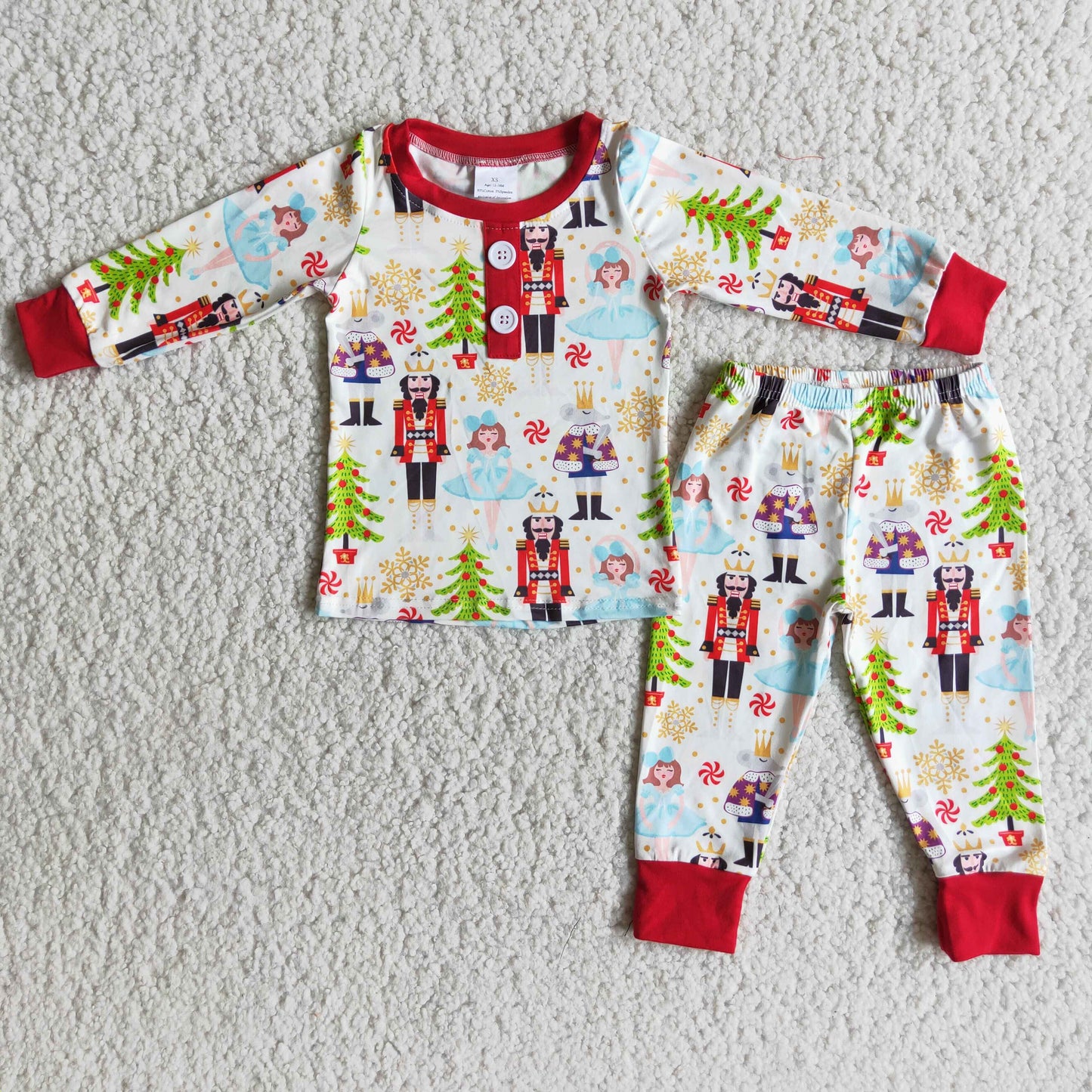 (Promotion)6 A6-20 Boys long sleeved pajamas Christmas outfits