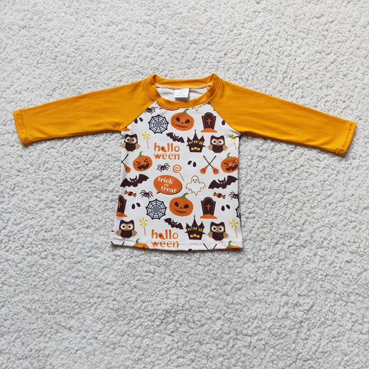 (Promotion) Long sleeve Halloween tee shirts top     6 A17-18