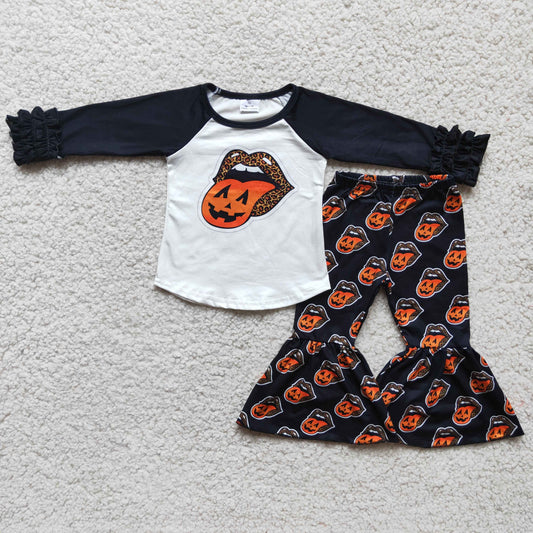 Long sleeve bell bottom pants Halloween outfits