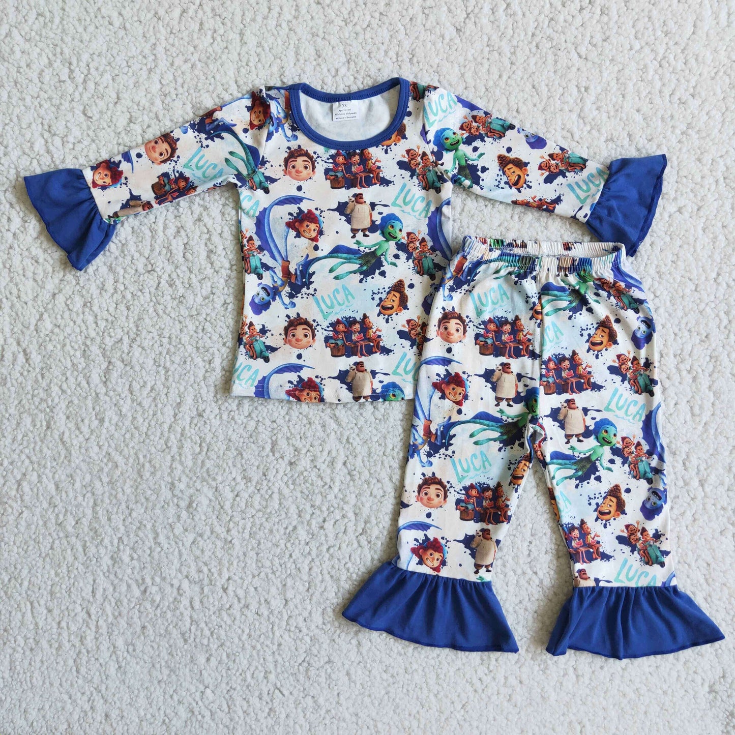 (Promotion) Girls long sleeved pajamas 6 A16-18