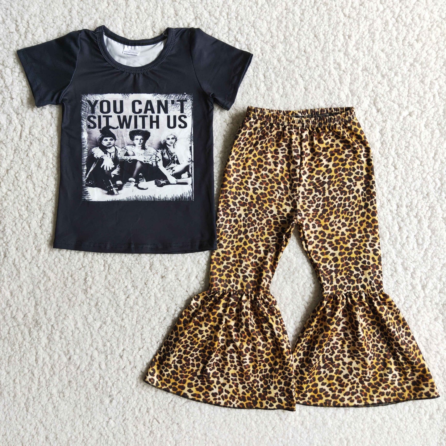 Short sleeve bell bottom pants Halloween outfits A0-23