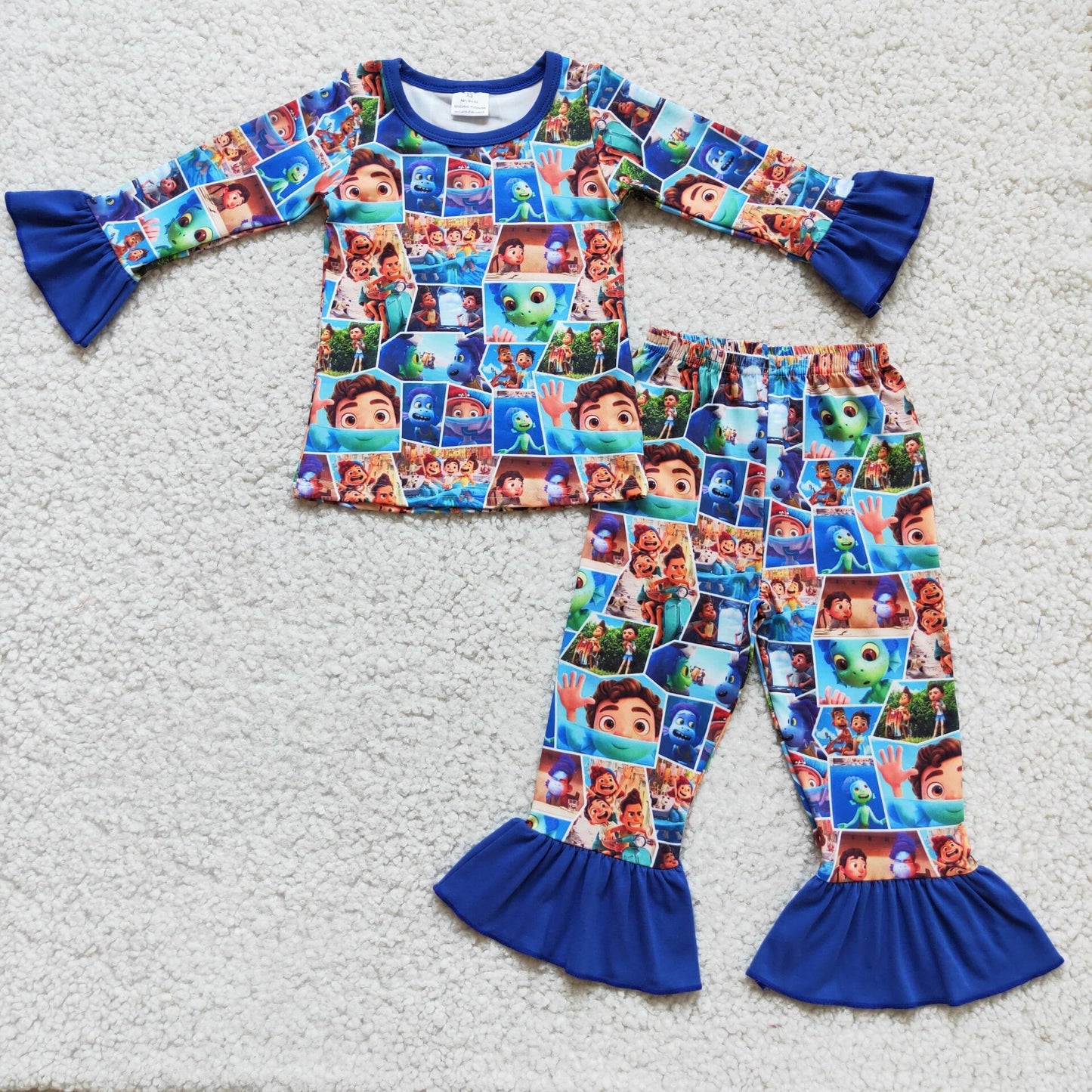 (Promotion) Girls long sleeved pajamas 6 A17-19