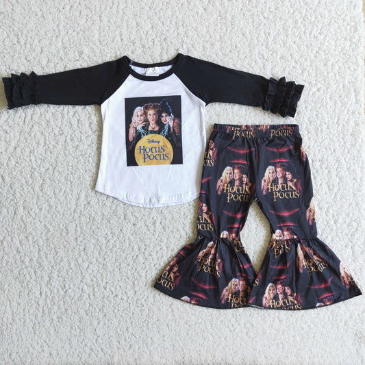 Long sleeve bell bottom pants Halloween outfits