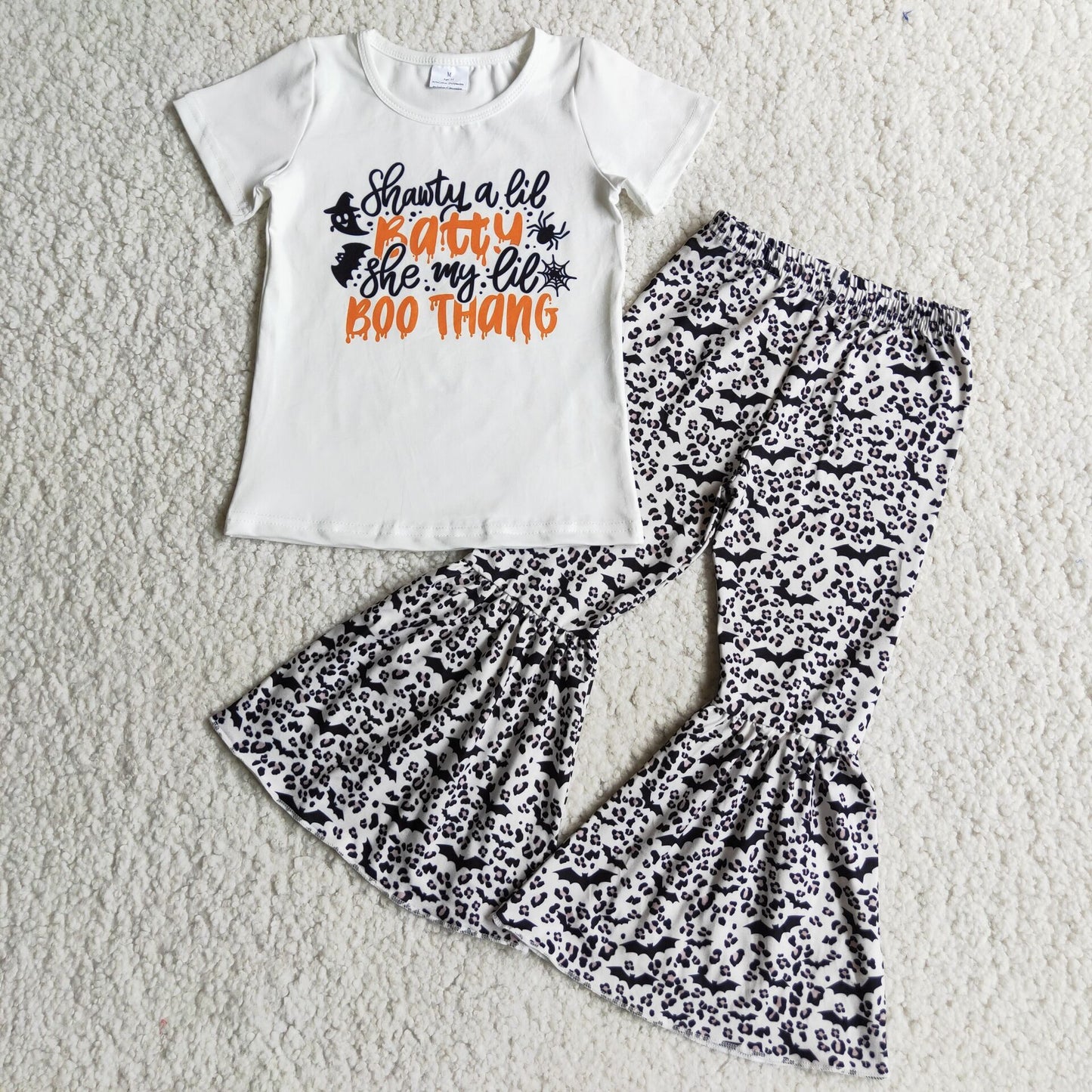 Short sleeve bell bottom pants Halloween outfits D4-19