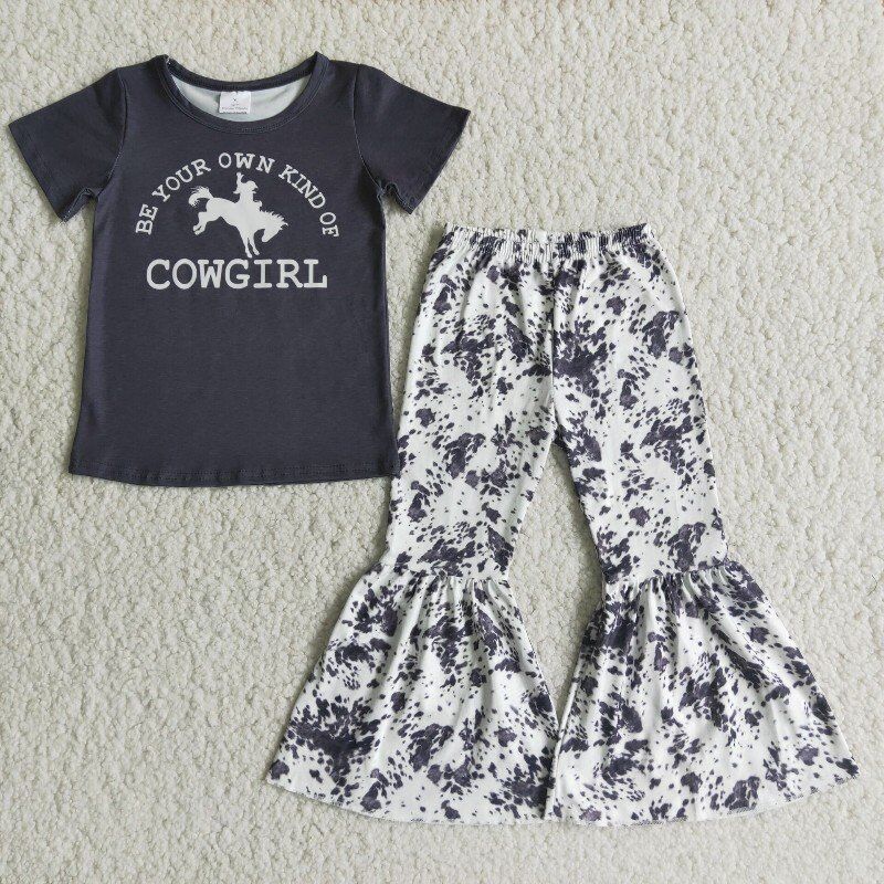 (Promotion)Short sleeve cowgirl outfits D4-27