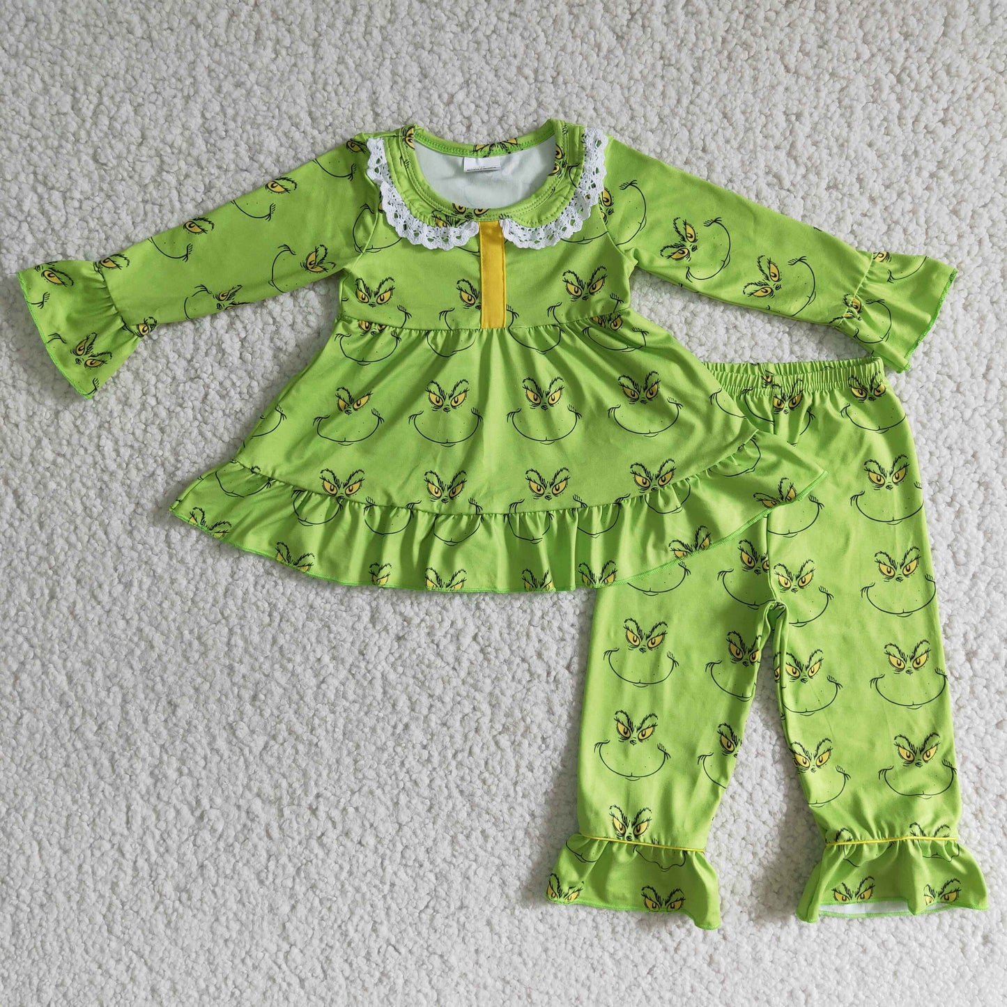 Girls long sleeve Christmas pajamas 6 A20-15