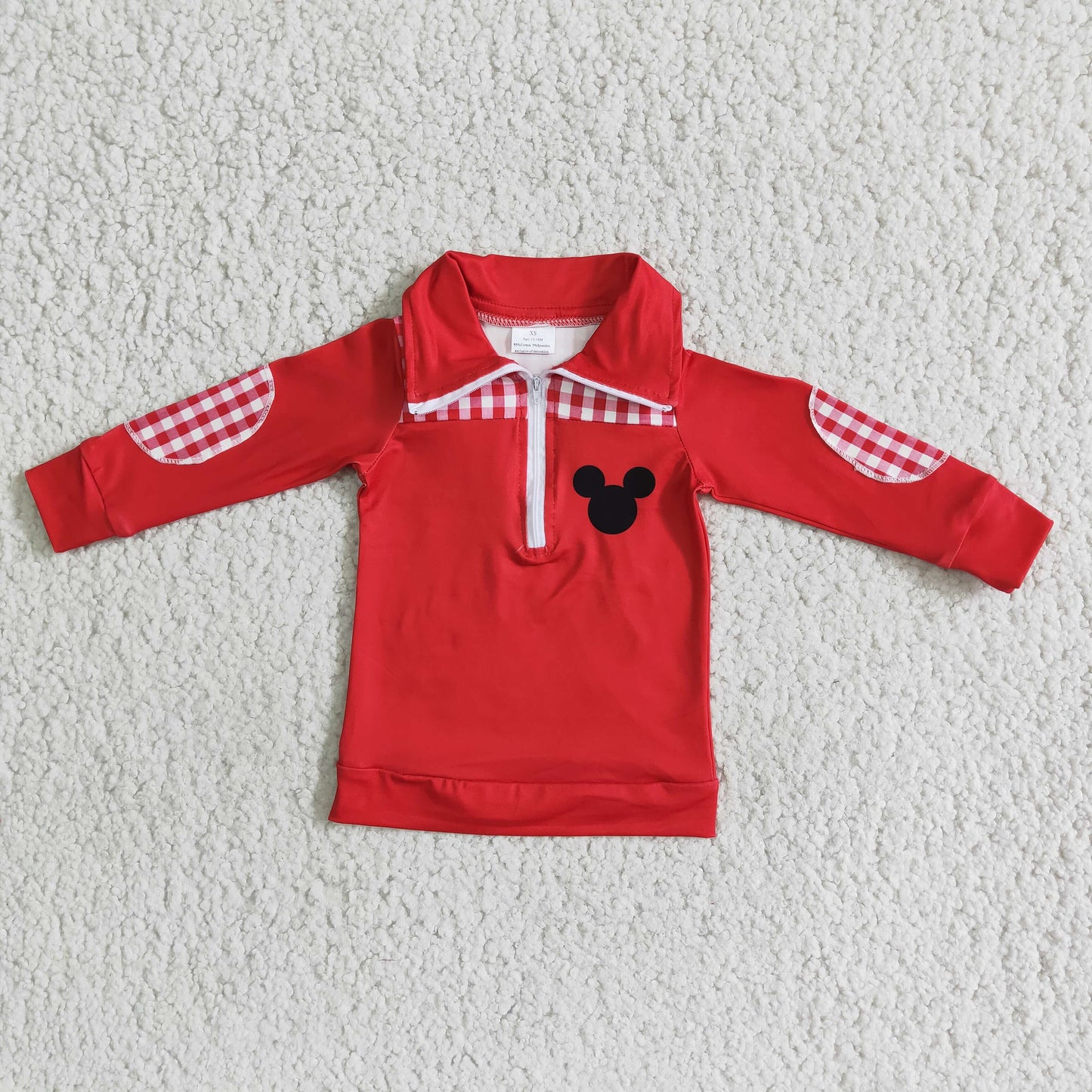 Boys red pullover 6 A11-5