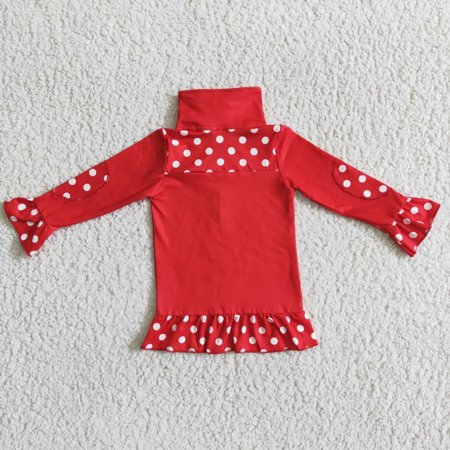 Girls red pullover 6 A11-3