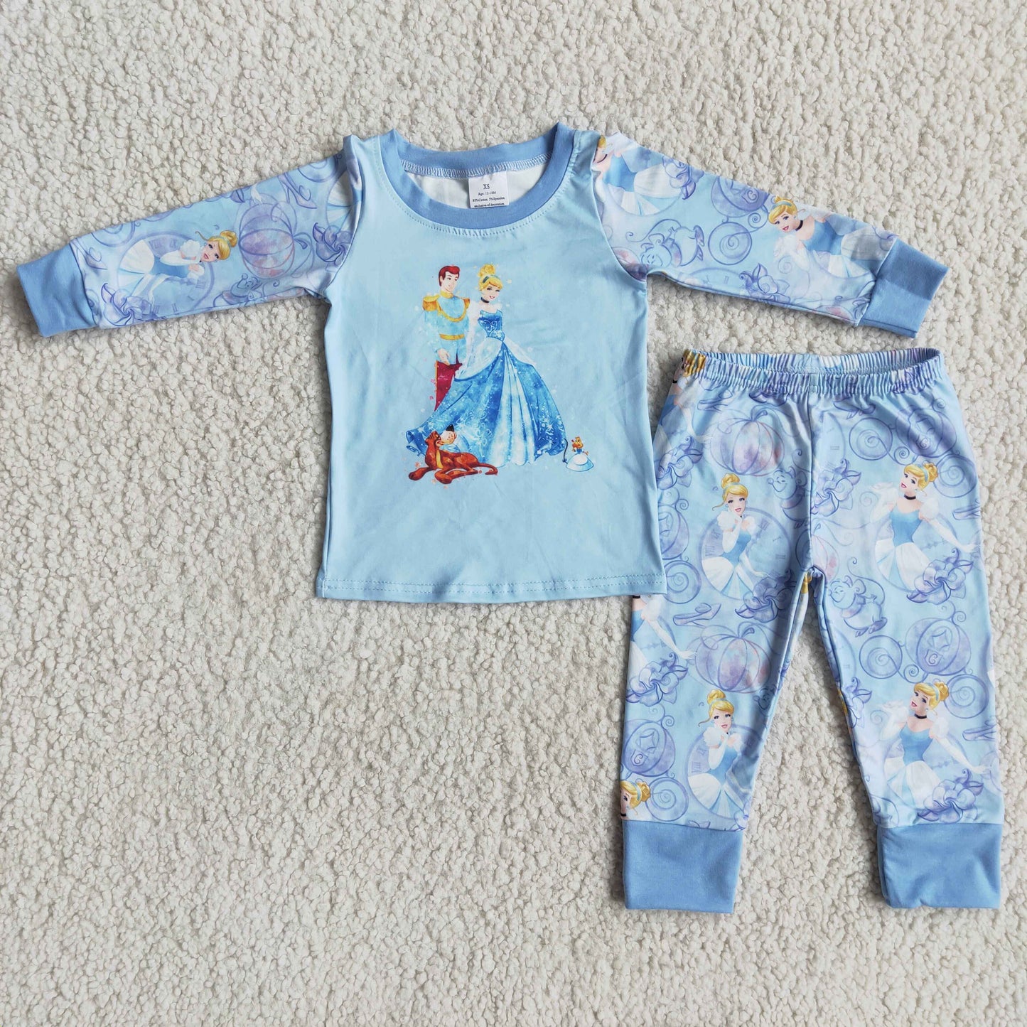 (Promotion)Girls long sleeved pajamas 6 A1-2