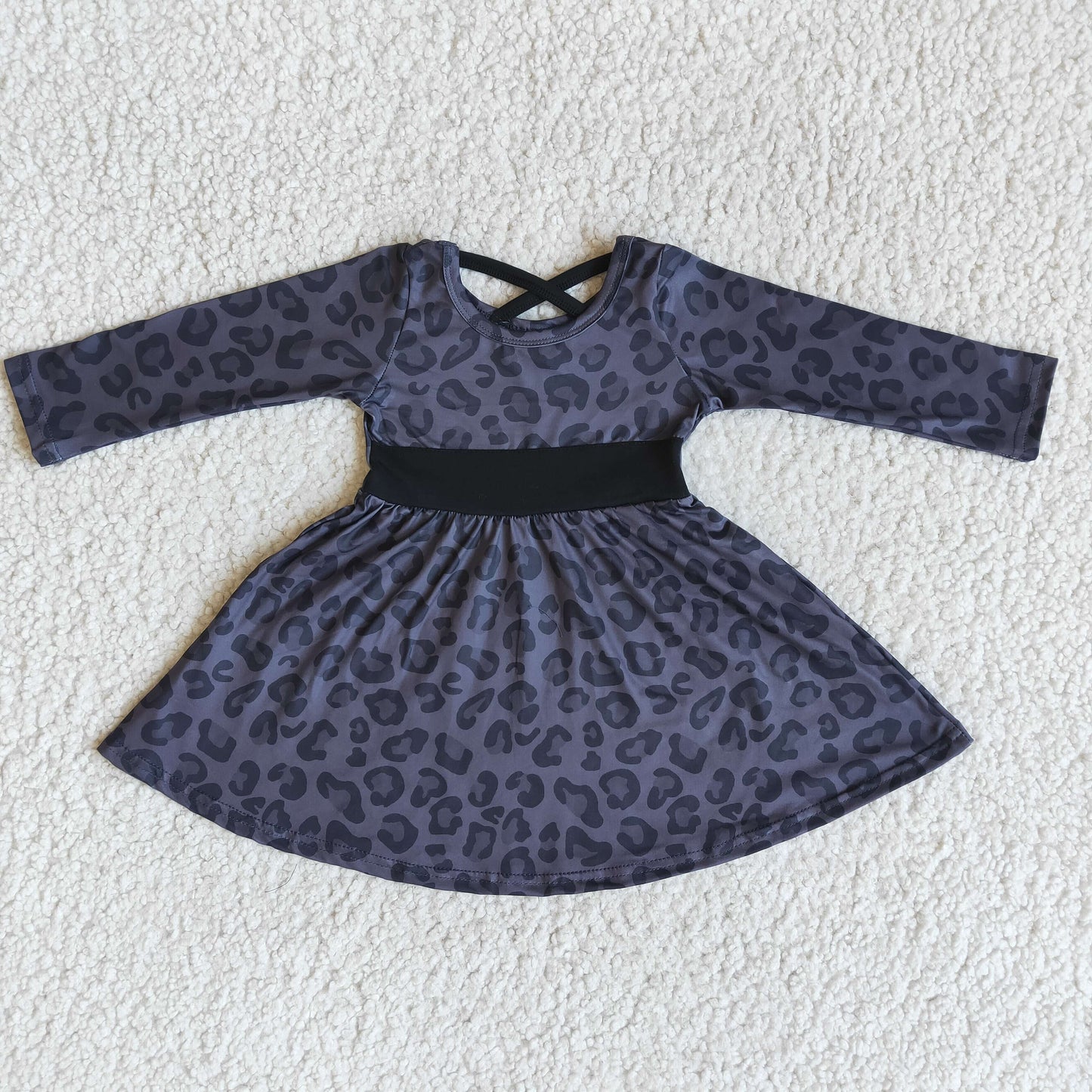(Promotion)6 B12-8Long sleeve knee length dress