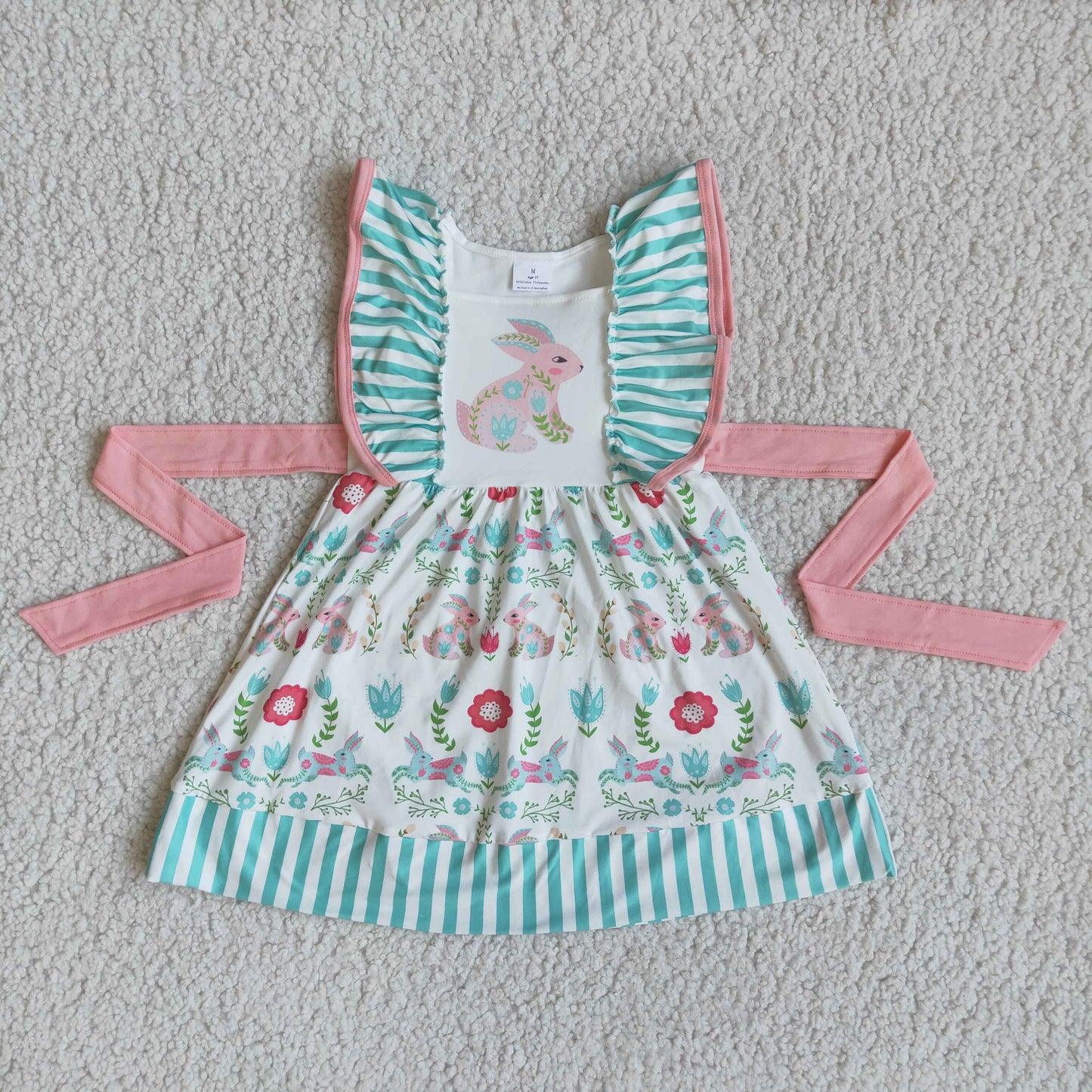(Promotion)Flutter sleeve tunic bunny dress D7-2