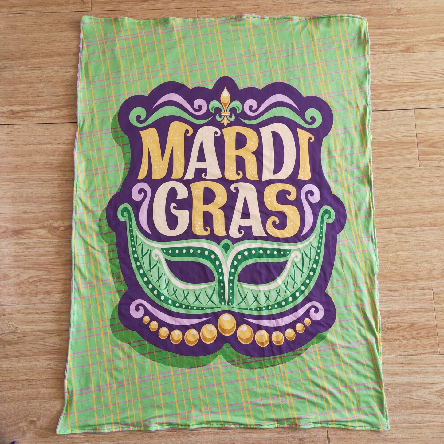 Mardi Gras blanket