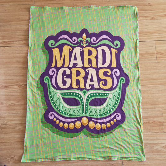 Mardi Gras blanket