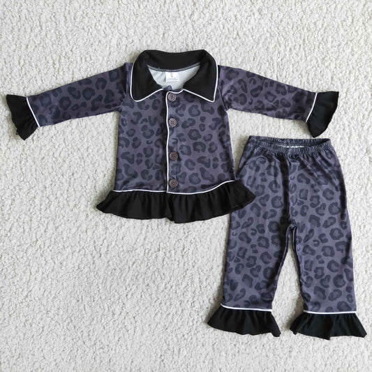 Girls long sleeve pajamas   6 A24-20