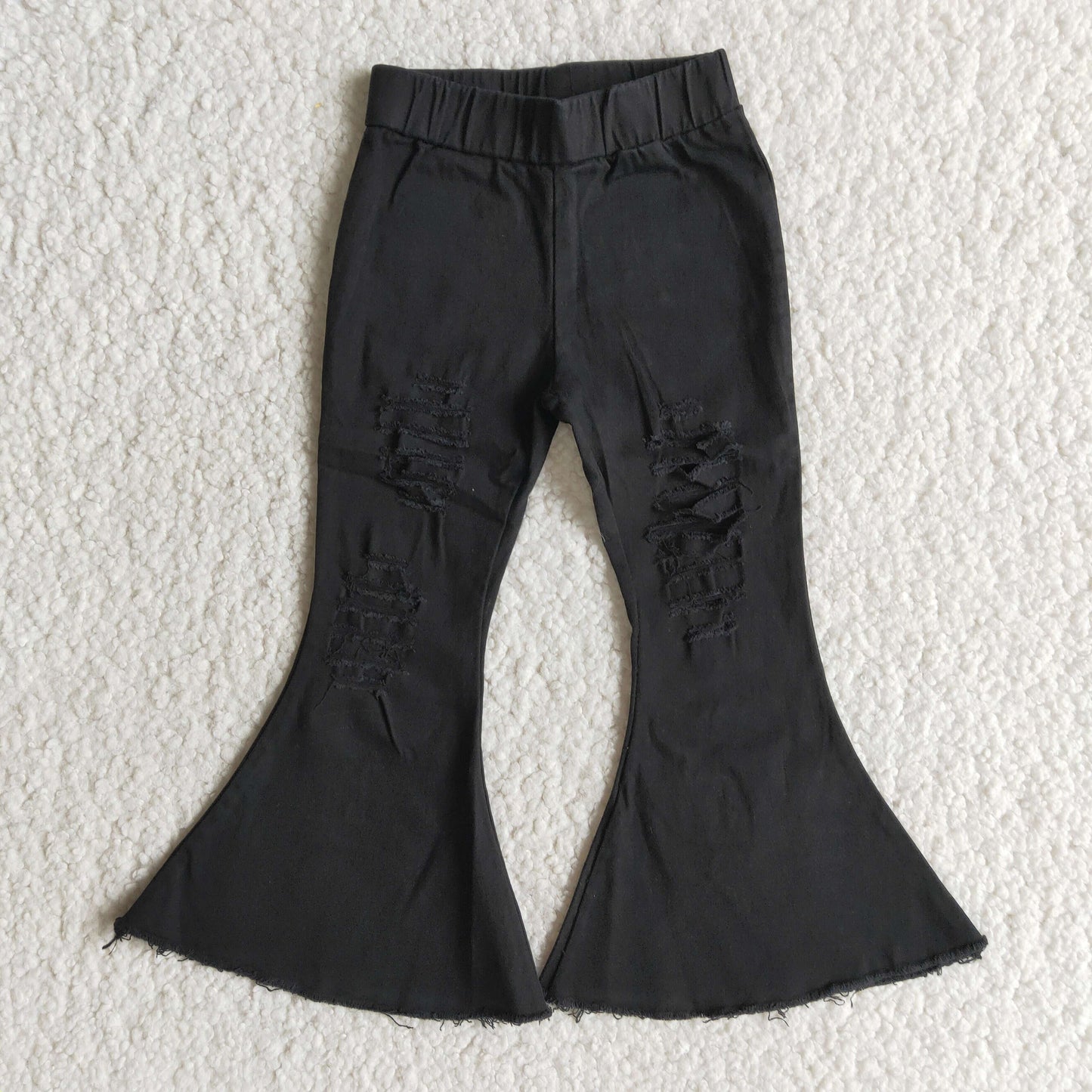 Black lell bottom jeans C8-2