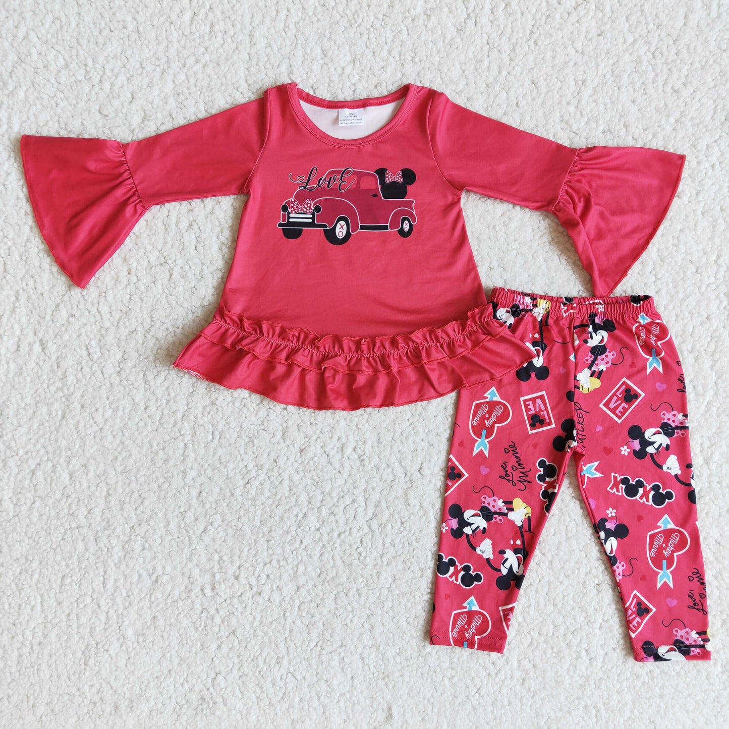 (Promotion)6 A29-3Long sleeve legging pants Valentine's Day outfits