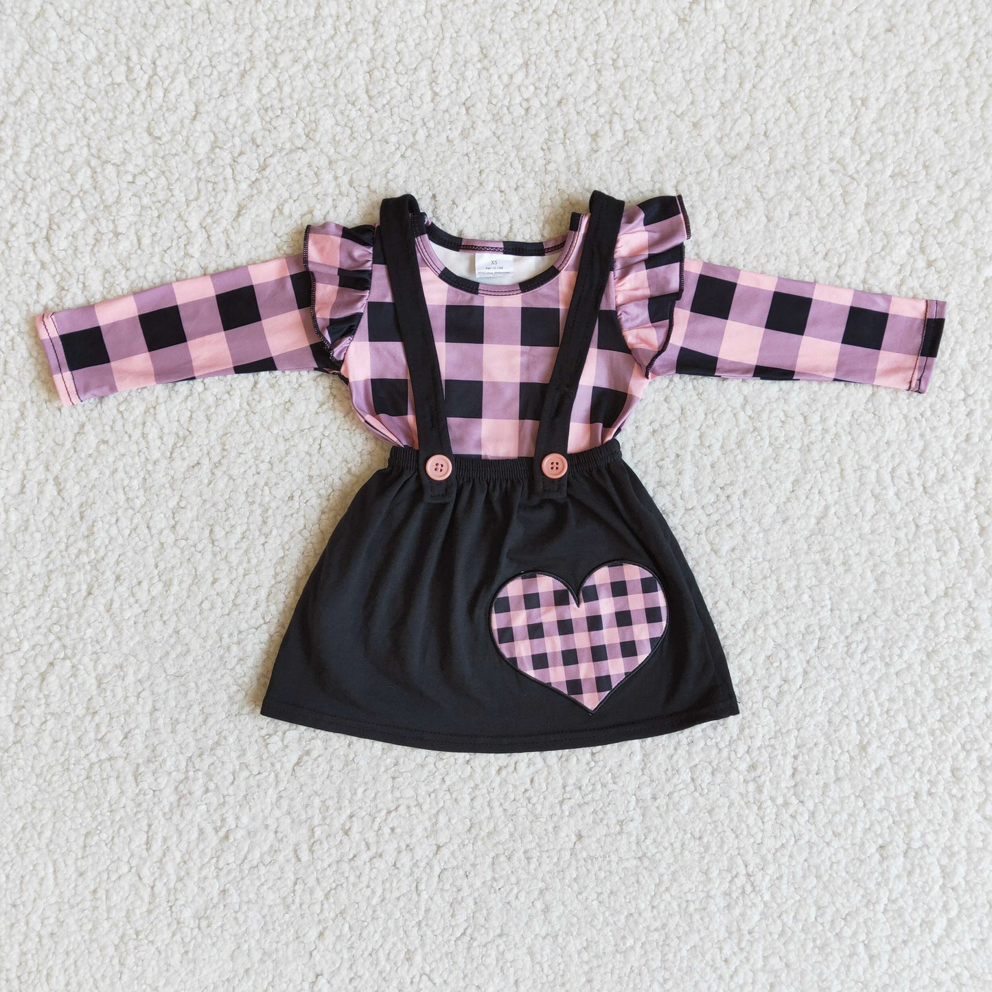 6 A28-30Long sleeve skirt Valentine's Day embroideried outfits