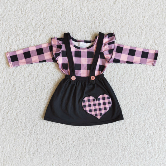 6 A28-30Long sleeve skirt Valentine's Day embroideried outfits