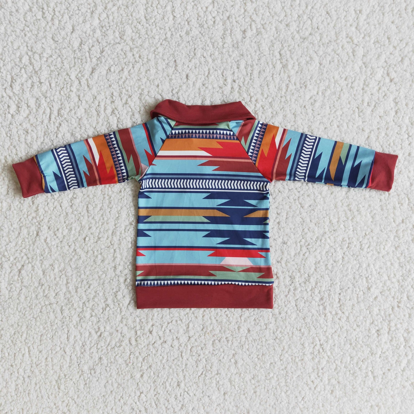 Boys western design pullover 6 A29-15