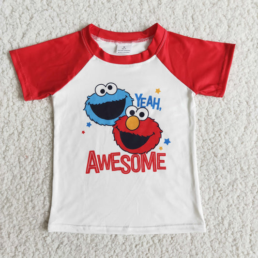 (Promotion)E11-5 AWESOME Cartoon Street Teacher Short Sleeve Tee Shirts