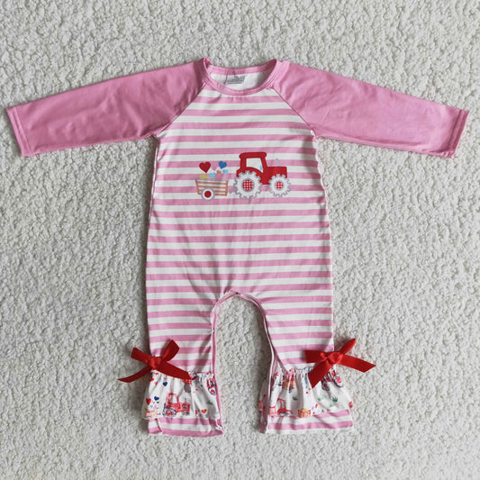 (Promotion)Baby girls Valentine's Day romper