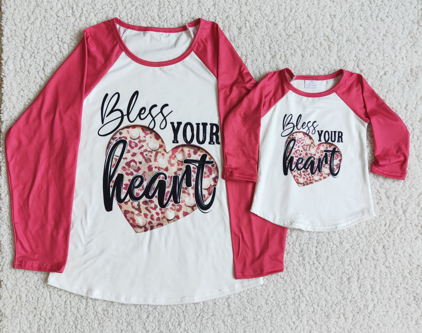 Mom and Me Valentine's Day kids tee shirts