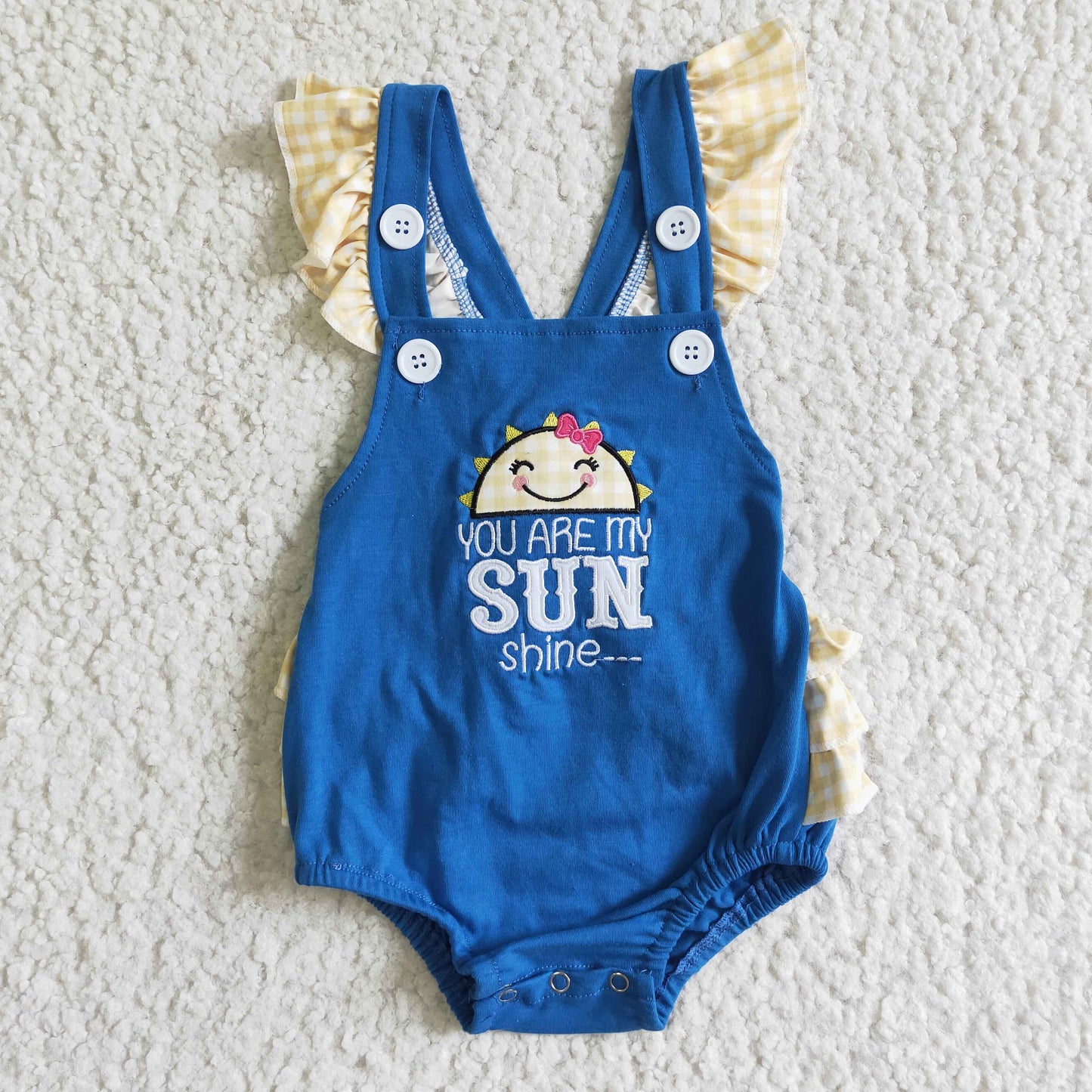 Baby girls bubble embroidery romper SR0035