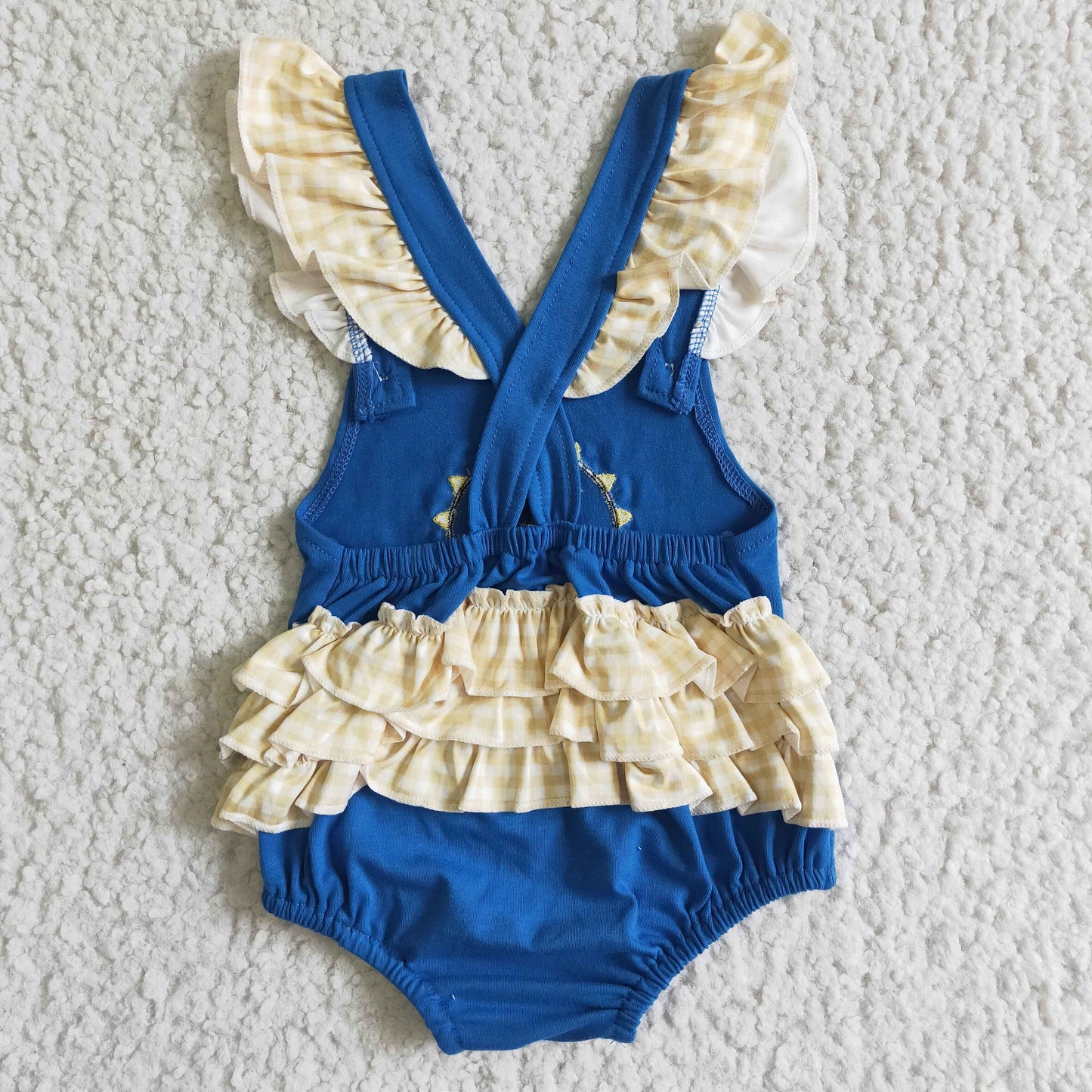 Baby girls bubble embroidery romper SR0035