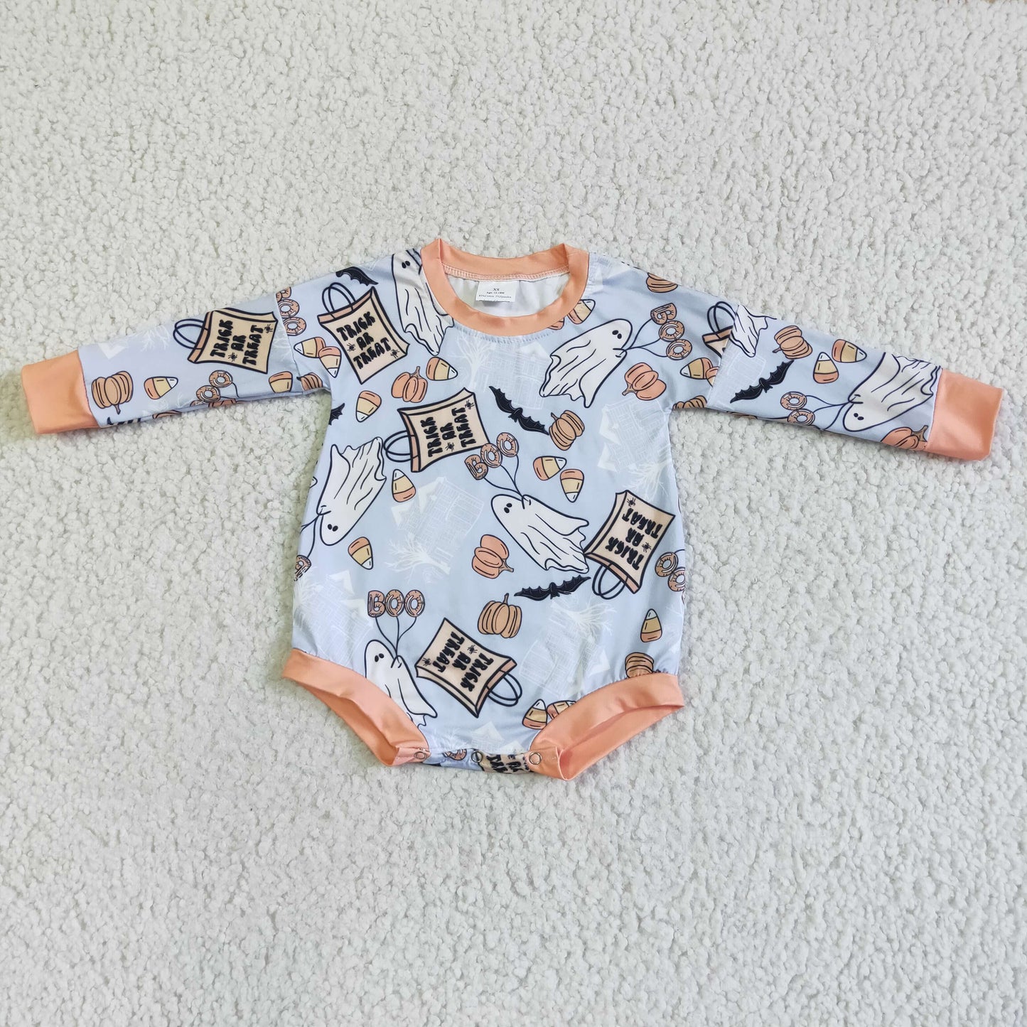 (Promotion)Spooky BOO Candy Girls Hallowmas Romper LR0027