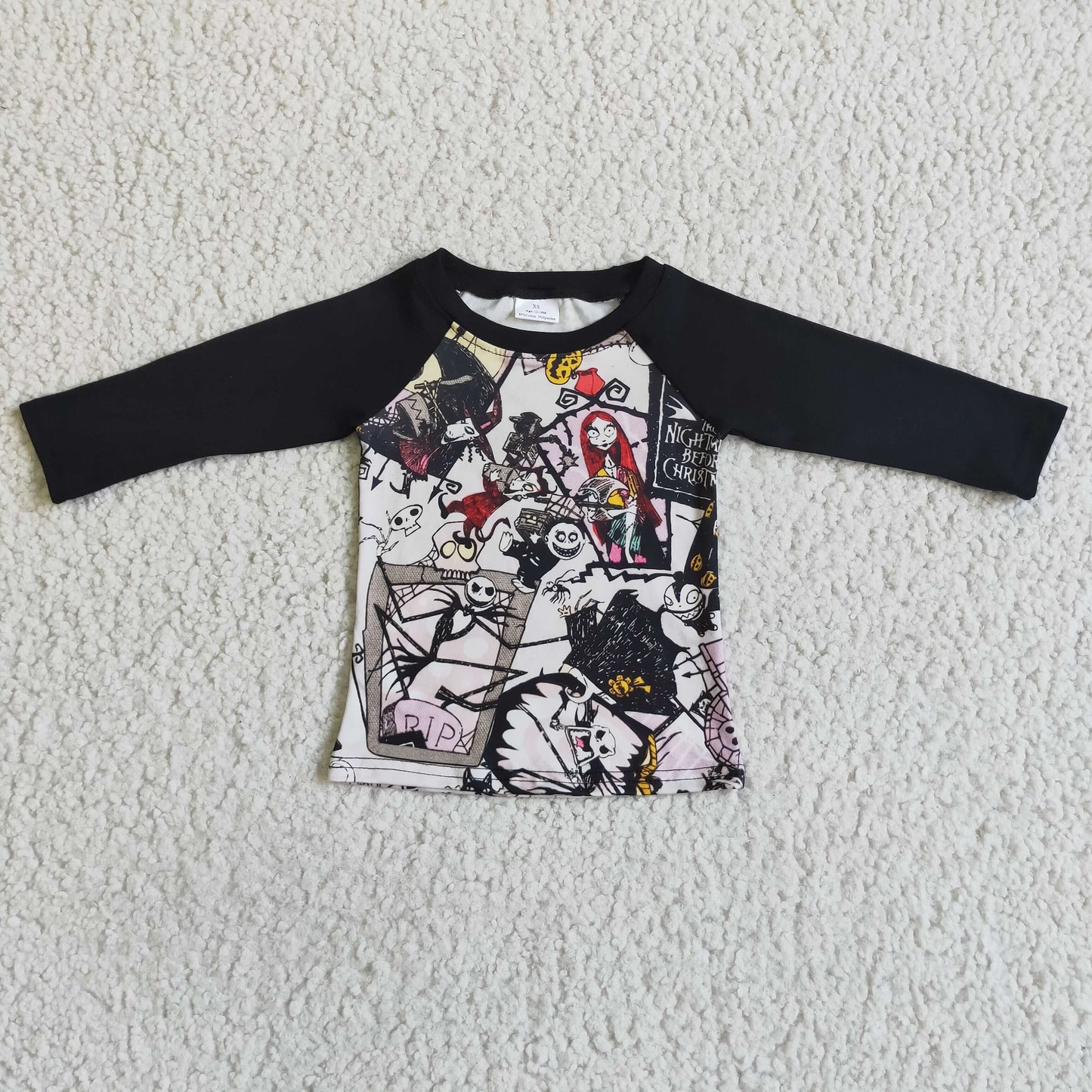 Boys Halloween long sleeve Tee shirts 6 A30-21-1