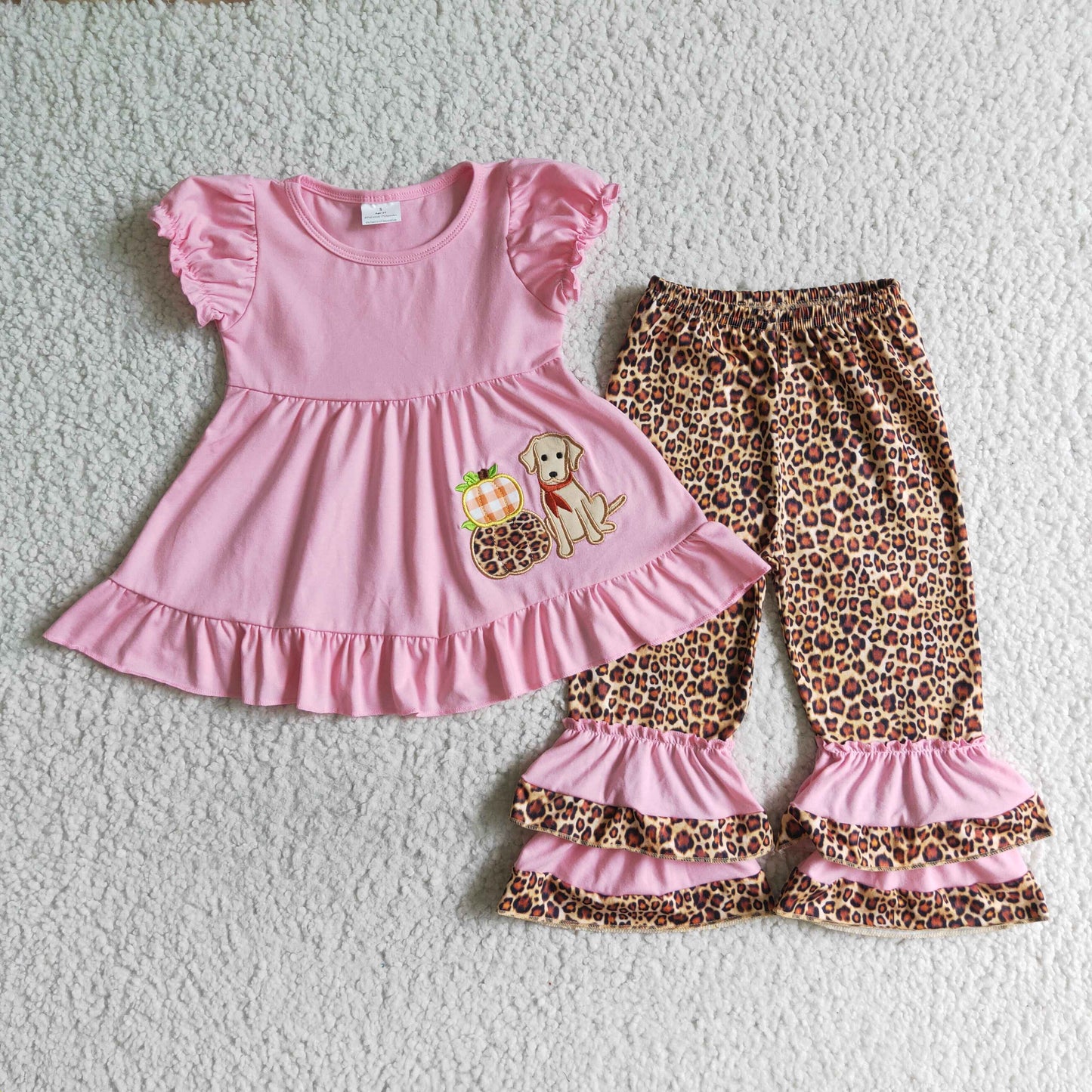 Girls fall pumpkin outfits GSPO0135