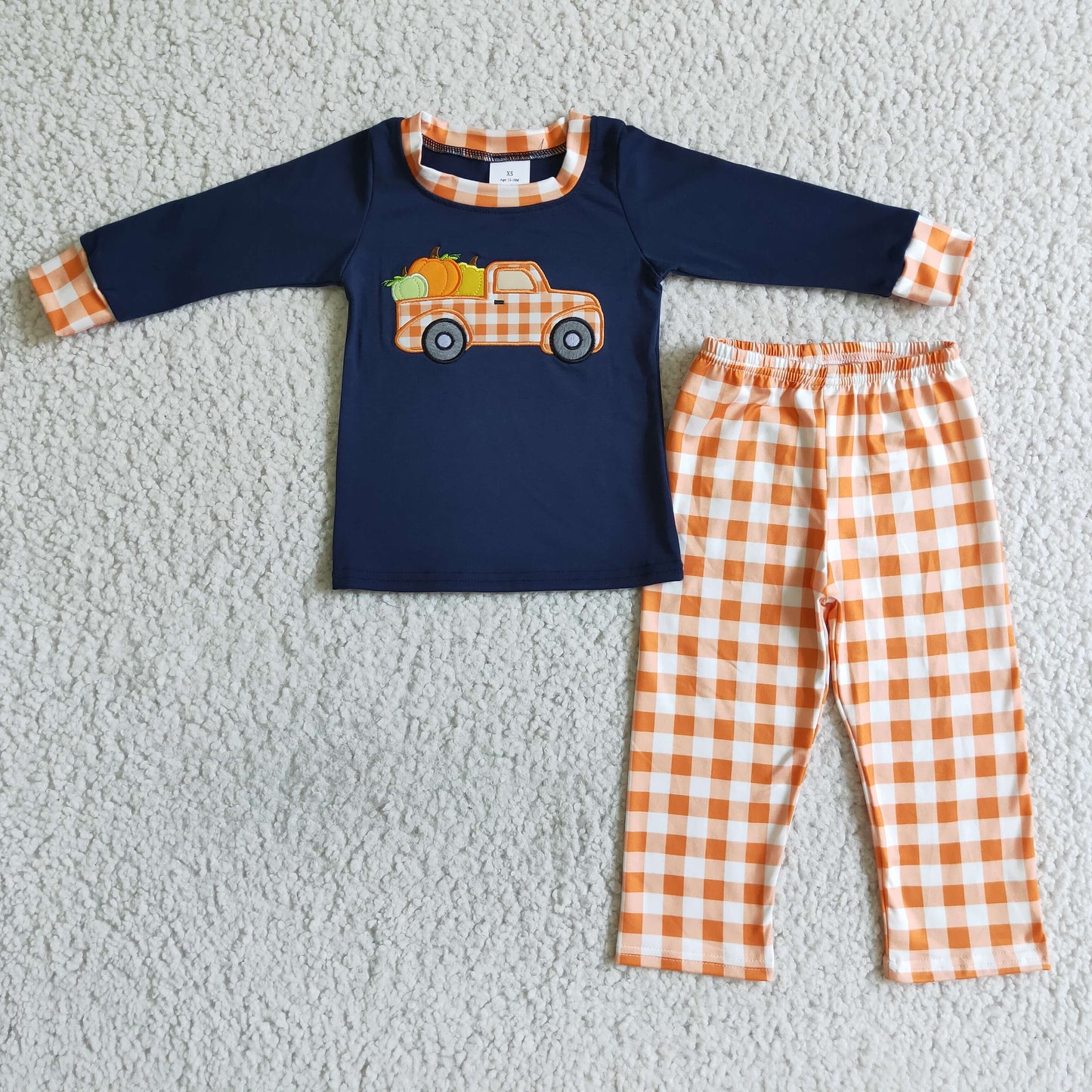 Boys fall pumpkin outfits BLP0002