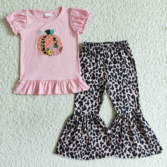 Girls fall pumpkin outfits   GSPO0122