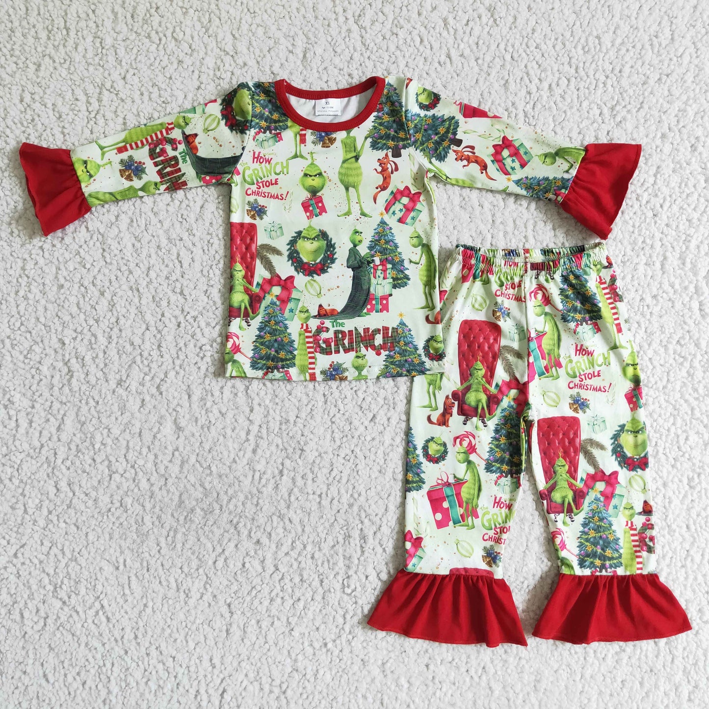 Girl's Christmas pajamas set GLP0142