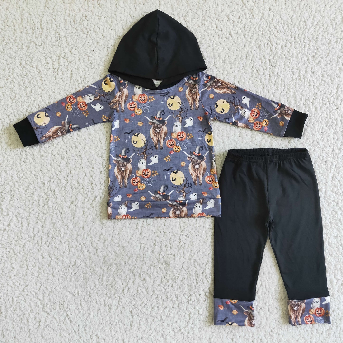 (Promotion)Boy's hooded Halloween outfits BLP0040