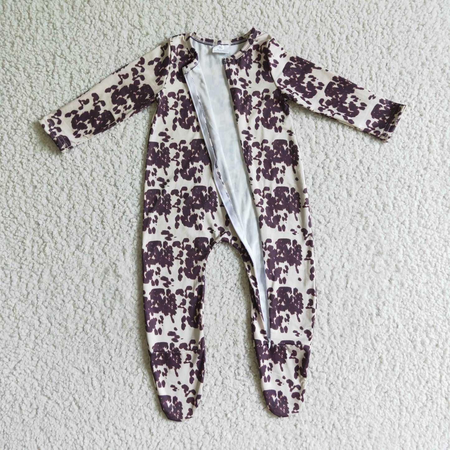 (Promotion)Baby fall FOOTED romper LR0068