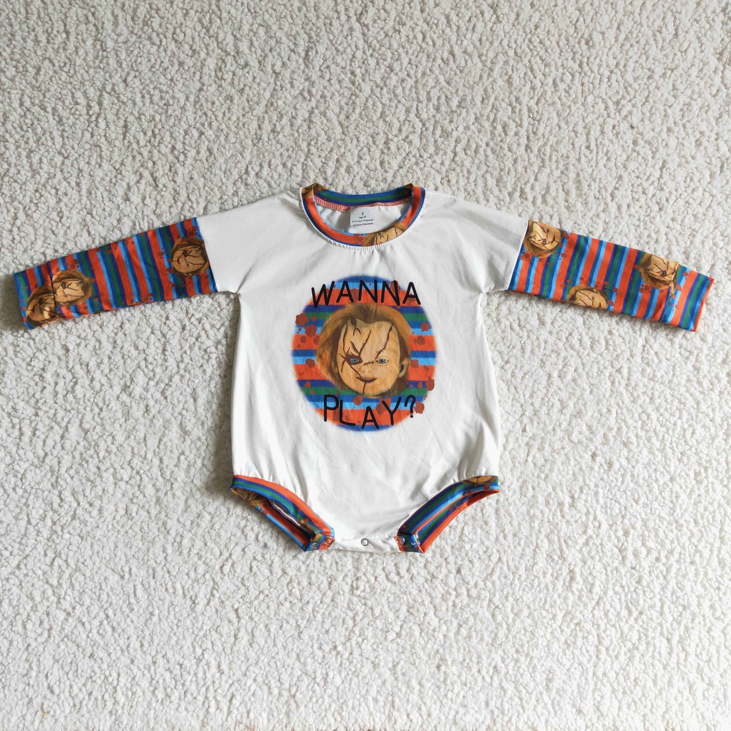 Baby Girls long sleeve romper LR0127
