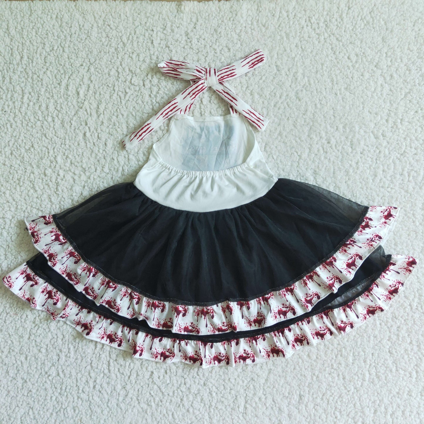 Girls Halloween tutu twirl dress GSD0136