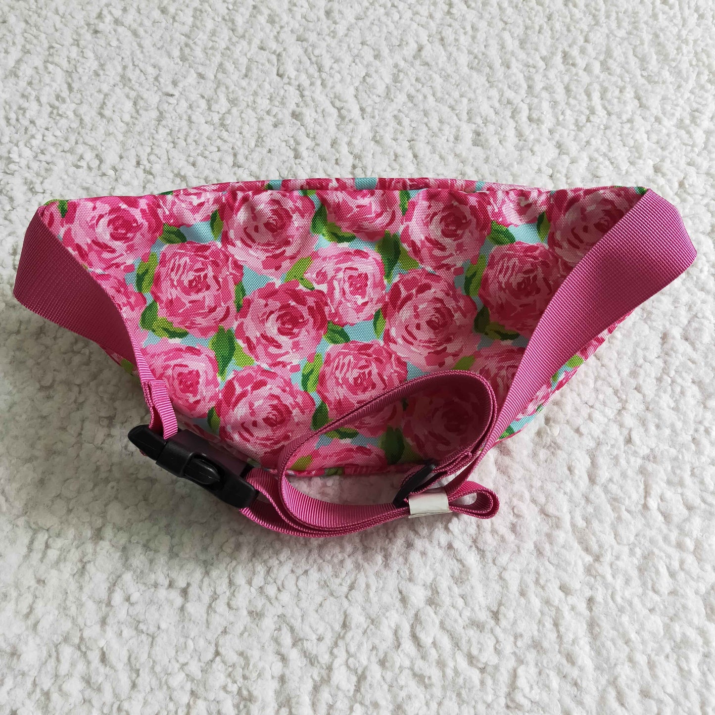 Pink flora print Fanny pack BA0023