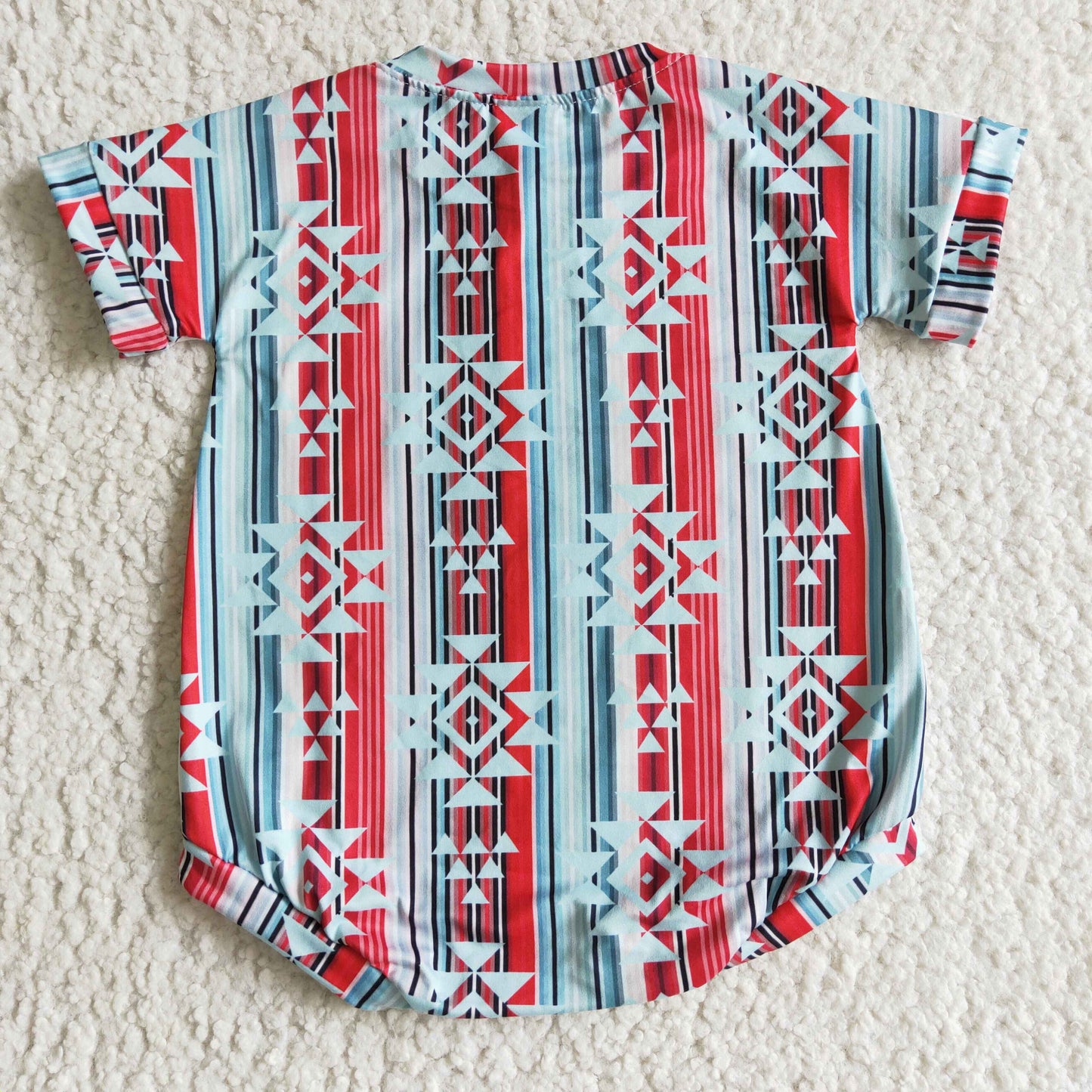 Baby short sleeve western romper SR0096