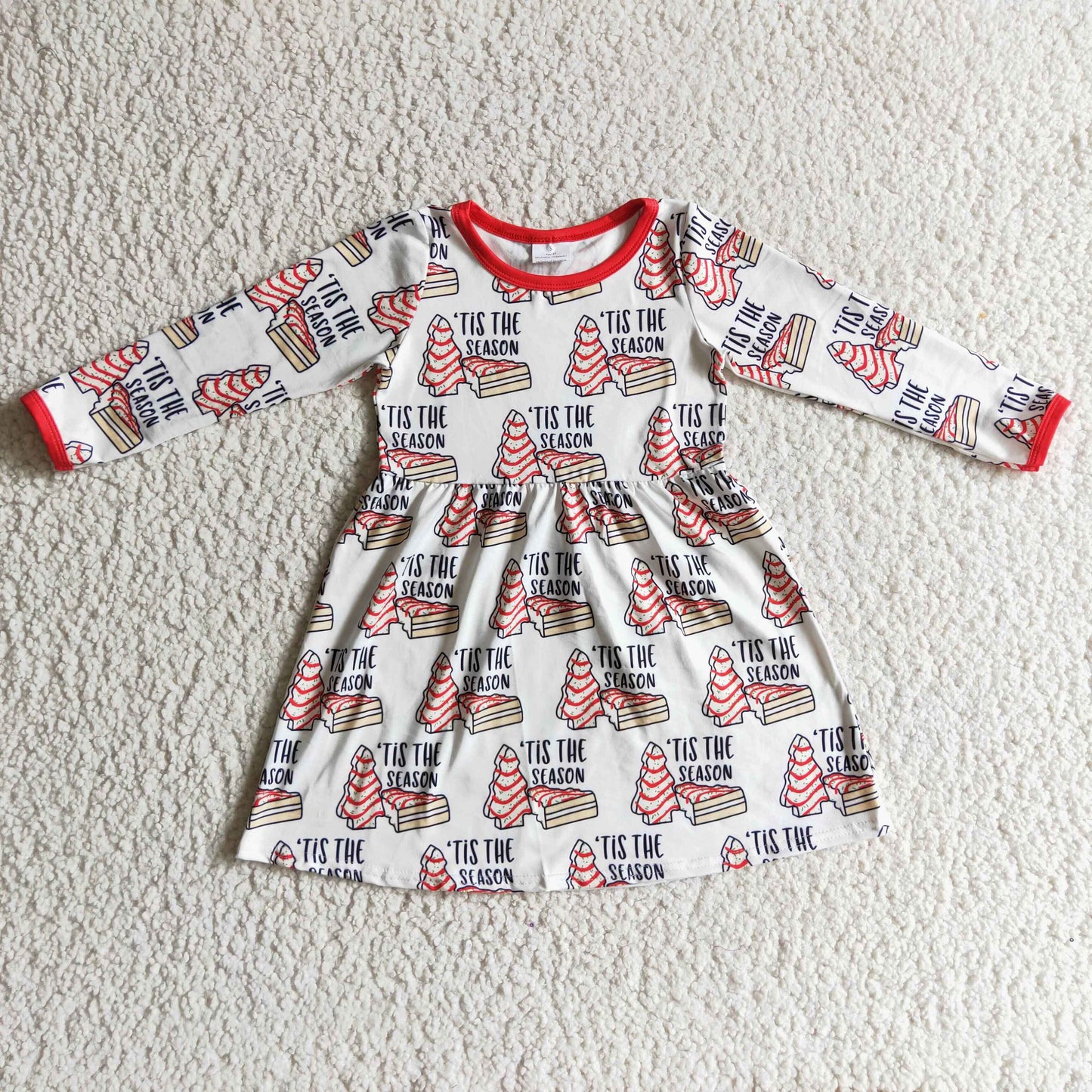 (Promotion)Girls Christmas dress GLD0110