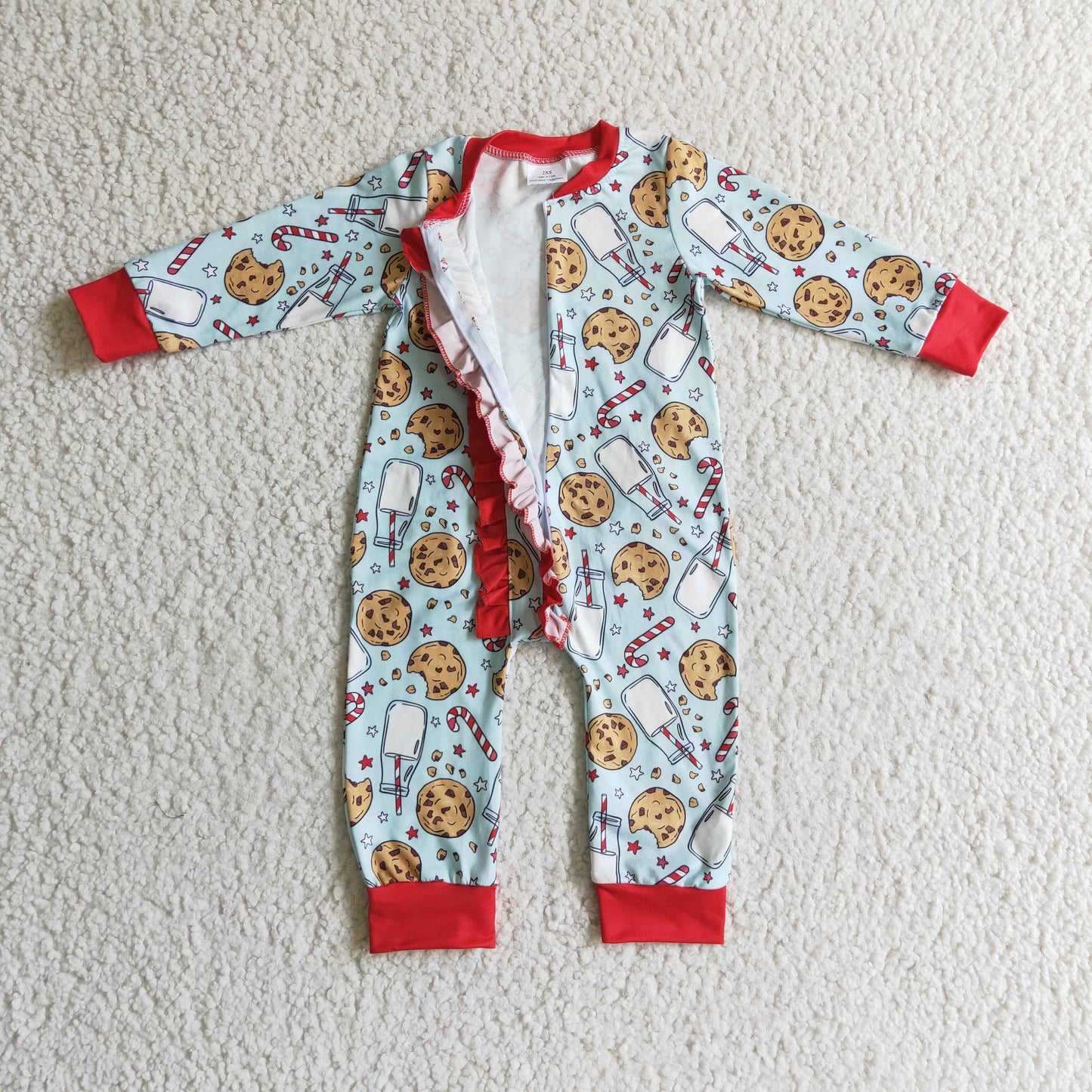 Girls Christmas romper LR0185