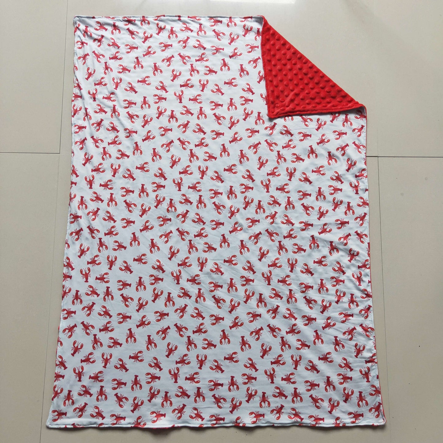 Crawfish print blanket BL0034